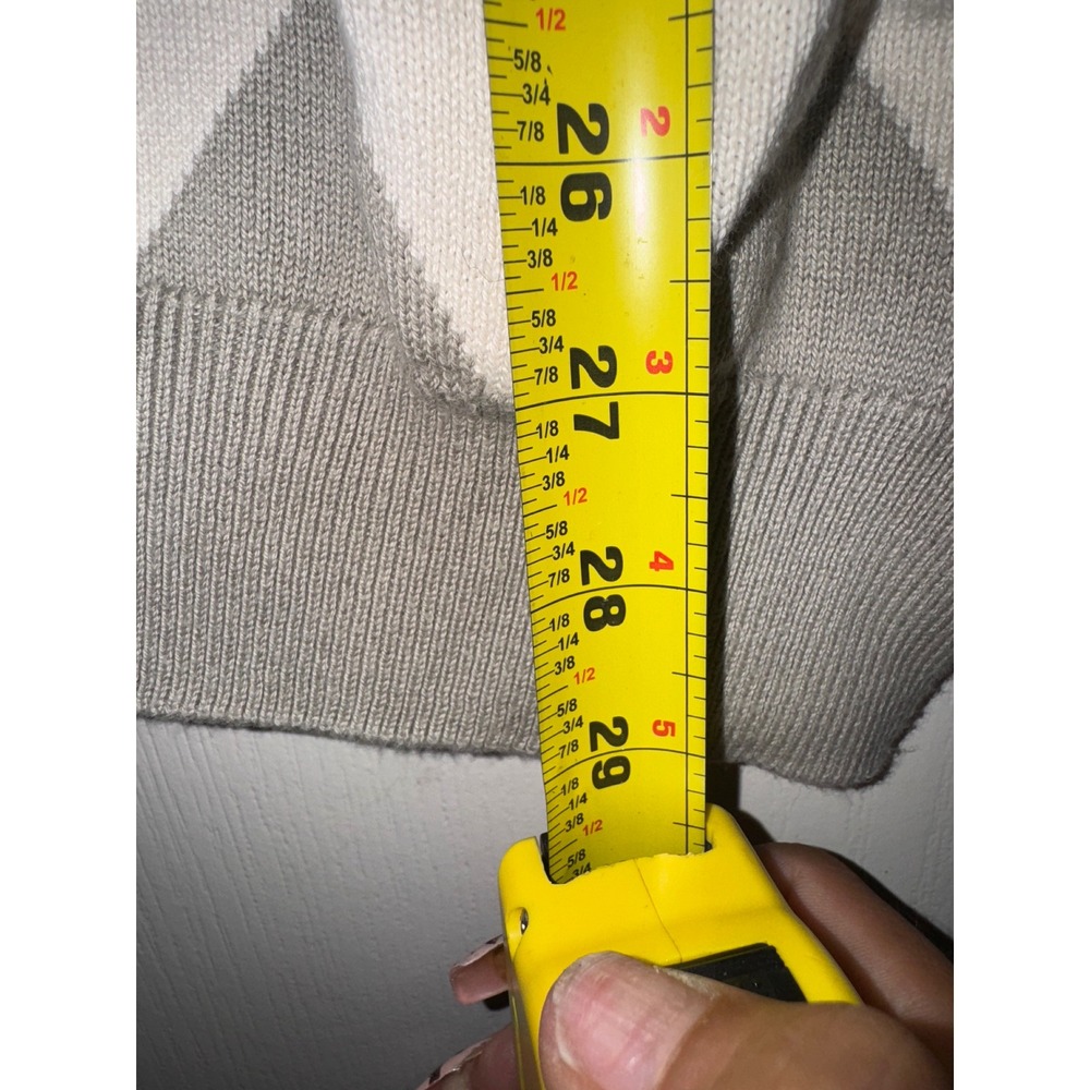 Vintage Lacoste 8‎  men's Argyle sweater size 2XL - Picture 3 of 5